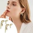 thumbnail image 2 of Fasiaou Hip Hop Lizard Earring Party Funny Earrings Personality Sweet Cool Style Earrings Style Earrings/house/A Gift, 2 of 8