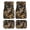 Buck Camo, variant on Pzuqiu Patriotic 4-Piece Car Floor Mats featuring Bald Eagle American Flag - All Weather Durable Protection For SUV Trucks
