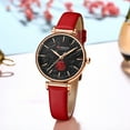 thumbnail image 6 of Curren New Charming Clock Women Quartz Leather Beautiful Flower Wristwatches For Elegant Ladies Watches Reloj Mujer - Quartz Wristwatches, 6 of 6