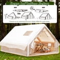 thumbnail image 3 of LEDMOMO Inflatable Camping Tent Beige 420D Oxford Cloth PVC Easy Setup Weatherproof Multi-Season Use, 3 of 12