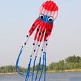 thumbnail image 4 of Cometa de pulpo grande Macarena 8M azul, 4 of 7