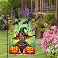 thumbnail image 5 of Halloween French Bulldog Garden Flag 12x18 Inch Cute Dog Pumpkin Witch Hat Double Sided Fall Yard Outdoor Banner for Porch Lawn Patio Seasonal Home Decor, 5 of 6