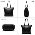 thumbnail image 4 of Set de bolso y bolso 2E-Youth Designer para mujer (negro), 4 of 7