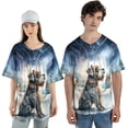 thumbnail image 4 of Hello Winter Schnauzer Welcome Snowy Night Watercolor Vintage All Over Print 3D Baseball Shirt Miniature Schnauzer Dog Lover Softball Sport - 01011, 4 of 6