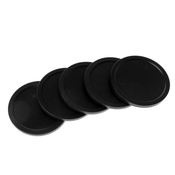 5 piezas de disco de arcade de mesa , negro, 50mm Negro DYNWAVEMX Air Hockey Pucks