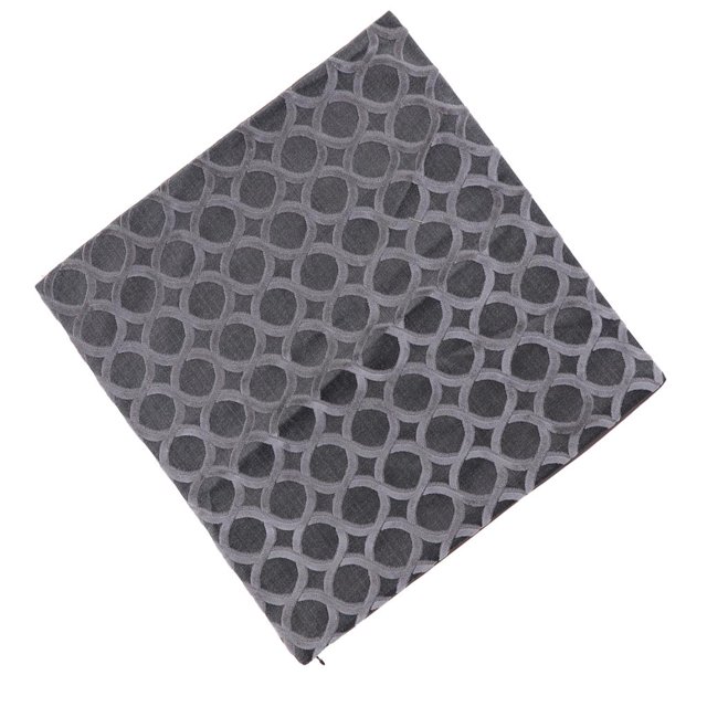 Funda de almohada de transpirable para sala de , funda de cojín para sofá, reemplazo de 45x45 cm / 18x18 pulgadas 八字 型 银灰色 Soledad Funda de cojín cuadrada