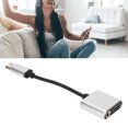 thumbnail image 1 of Adapter 2 In 1 Headphone Adapter Type C To 3.5mm Port Charging Port Mini Portable Earphone Converter, 1 of 8