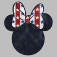 thumbnail image 2 of Girl's Minnie Mouse Americana Bow Logo  Graphic T-Shirt, 2 of 5