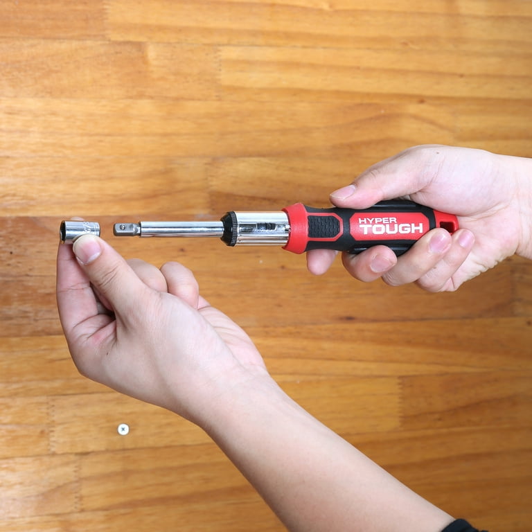 Hyper Tough 23 Piece Ratchet Interchangeable Screwdriver Set with