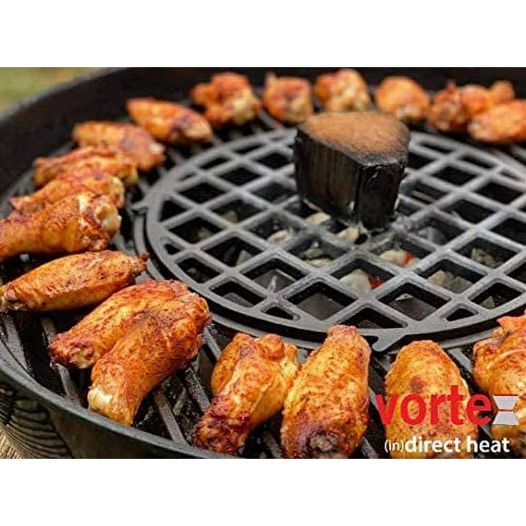 BBQ Whirlpool Vortex BBQ Grill Accessories for Weber, Charbroil Kettle  Grills and The Big Green Egg, Kamando Ceramic Grills