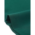 thumbnail image 4 of Vestido de tubo Allegra K Mujer manga 3/4 Cuello Alto elegante línea A Verde oscuro M, 4 of 6