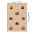 thumbnail image 3 of Summercome Halloween Spooky Jacquard Ghost Bath Mat, Jacquard Pumpkin Bathroom Rug, Soft Plush Non-Slip Washable Bath Rug for Halloween Front Door Decor, Machine Washable, 16x24 Inch, 3 of 7