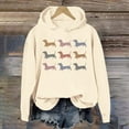 thumbnail image 2 of Fshinging Womens Oversized Sweatshirts Hoodies Long Sleeve Cute Cartoon Dog Print Casual Slim Fall Winter Clothes, 2 of 3