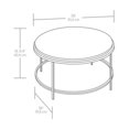 thumbnail image 7 of Pemberly Row Mid-Century Engineered Wood Coffee Table in Natural, 7 of 7