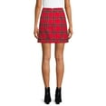 thumbnail image 2 of No Boundaries Juniors’ Plaid A-Line Skirt, 2 of 5