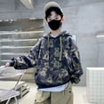 thumbnail image 5 of KYAIGUO Toddle Kids Boys Fall Winter Pullover Sweatshirt 4-14 Years Printed Casual Hooded Sweater Long Sleeve Cotton Padded Sweatsuit, 5 of 9