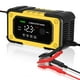 thumbnail image 1 of Cargadores de coche,Cargador de batería de coche 12V 6A completamente automático,Pantalla LED de protección del mantenedor de batería,Cortacésped de vehículos agrícolas con cargador, 1 of 8