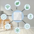 thumbnail image 4 of Lepmerk Smart Temperature Controller with LCD Display and Touch Screen, Programmable Thermostat for Wall-Hung Boiler, Remote Control via App, WiFi Enabled - White Color, Suitable for Various Heating, 4 of 7