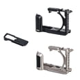 thumbnail image 3 of Anodized 6061 Aluminum Metal Cage for Camera Base, Black and Titanium Colors, Different Dimensions and Weights, 3 of 8