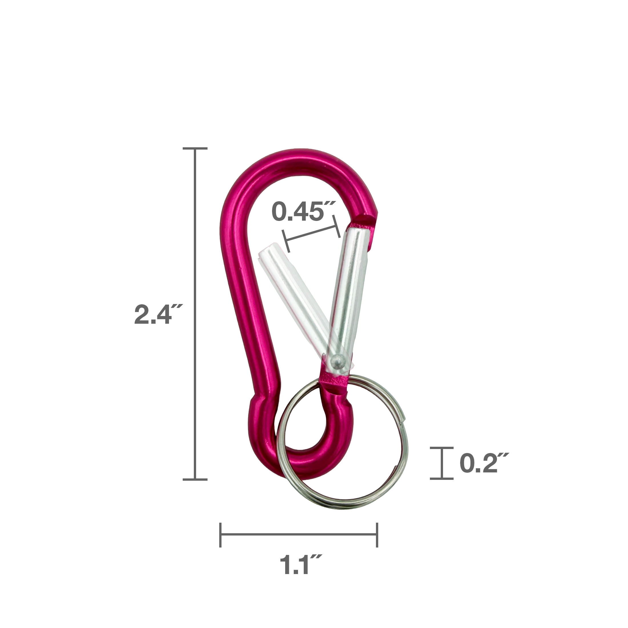 2-Pack Multi-Color Aluminum Spring Links, 5mm, 6mm, Assorted Colors (Colors May Vary), Peerless Chain Company, #4727438