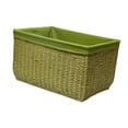 thumbnail image 4 of Cesta tejida para guardar juguetes, cesta para toallas, bolsa de lavado, organizador, cesto para ropa sucia, para juguetes, sala de estar, dormitorio, Verde, 4 of 8