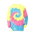 thumbnail image 6 of Port & Company Youth Tie-Dye Long Sleeve Tee Pc147yls - Neon Rainbow - XS, 6 of 6