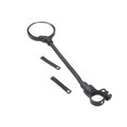 thumbnail image 4 of Espejo de bicicleta, espejo de gran angular para bicicleta, espejo seguro de visión trasera, espejo convexo montado en manillar de grado ajustable y giratorio compatible con bicicleta de montaña Afortunado Sencillez, 4 of 5