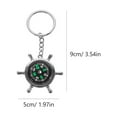 thumbnail image 3 of Compass Key Ring Compass for Survival Pocket Compass Keychain Metal Compass Keychain, 3 of 9