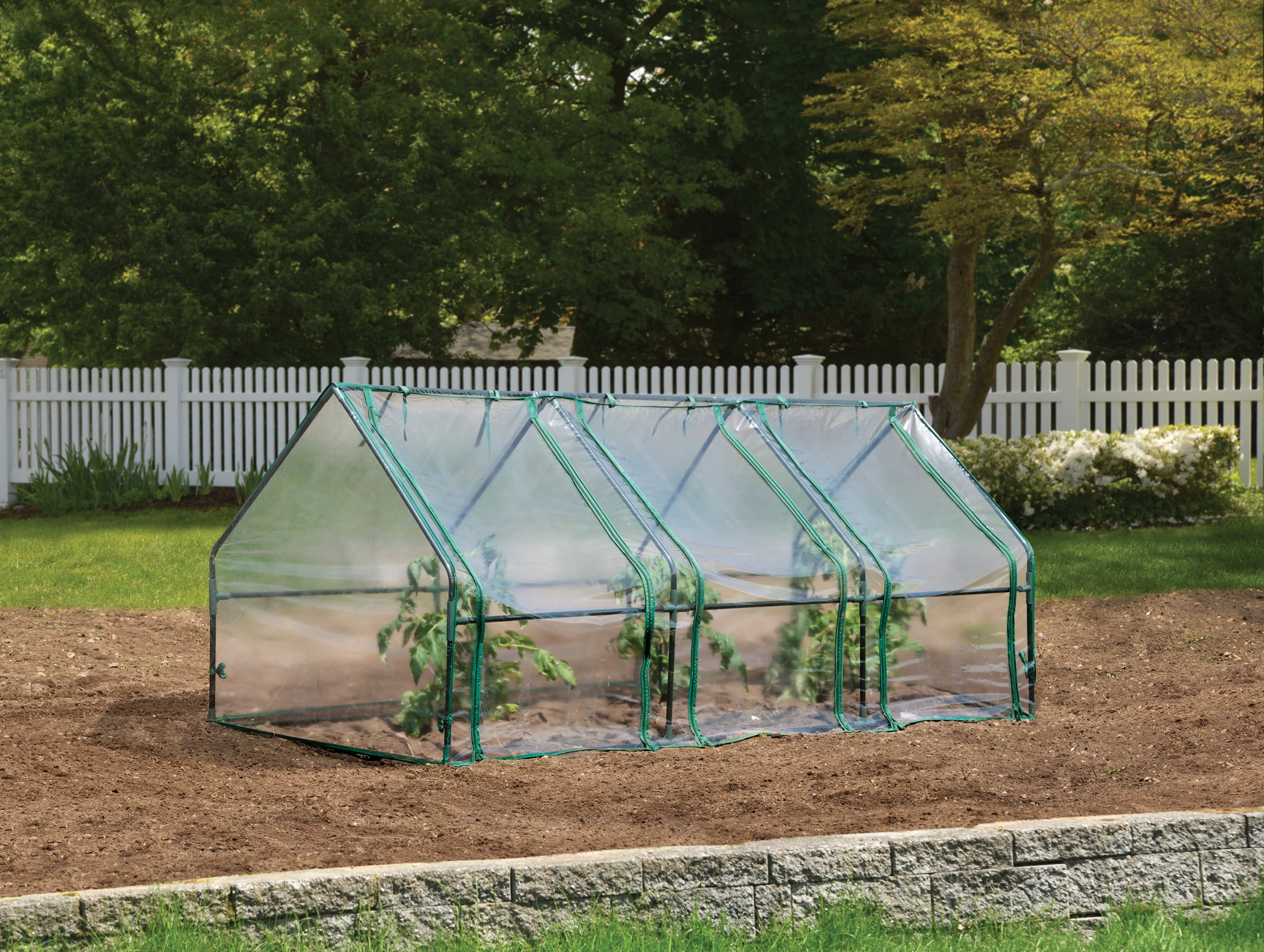 Miracle-Gro 3 x 8 x 3 ft Clear Mini Greenhouse