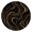 Black Gold Wave, variant on Black White Gray Gold Marble Pattern Round Fitted Tablecloth with Elastic Edge,Dining Table Cover Waterproof,Outdoor Round Tablecloth for Camping,Dining,Indoor and Outdoor