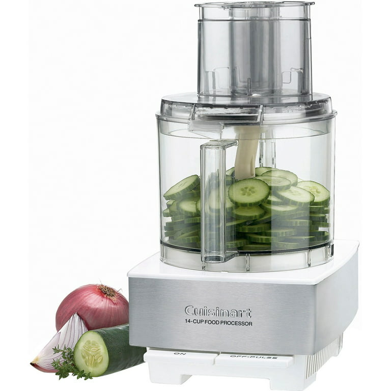  Cuisinart DFP-14BCWNY Food Processor Custom, 14 Cup, White:  Home & Kitchen