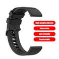 thumbnail image 4 of Sywqhk Pulsera de repuesto de banda de silicona de 22 mm para el color del reloj Xiaomi (negro), 4 of 9