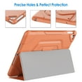 thumbnail image 5 of JETech Case for iPad 10.2-Inch (2021/2020/2019 Model, 9/8/7 Generation), Double-fold Stand with Shockproof TPU Back Cover, Auto Wake/Sleep (Papaya), 5 of 7