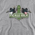 thumbnail image 2 of Rick and Morty Pickle Rick Unisex Adult Pull-Over Hoodie, Athletic Heather, Small, 2 of 5
