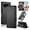 Black, variant on For Google Pixel 9 / Pixel 10 Wallet Case Flip Card Holder,PU Leather Side Buckle Magnetic Frosted Women Men Cover,Rose gold,For Pixel 9 / Pixel 10