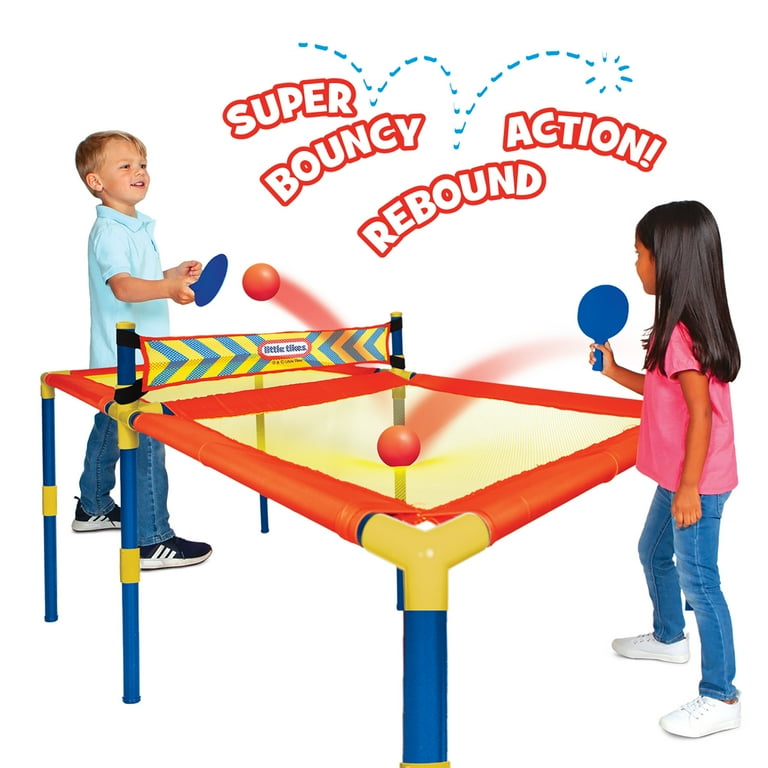 Little Tikes Easy Score Rebound Tennis Ping Pong Game w/ 2 Paddles & 2 Balls