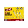 thumbnail image 2 of Glad Heavy Duty Silver Cutlery Mixed Forks Knives Spoons Disposable 240ct, 2 of 4