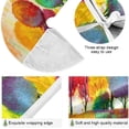 thumbnail image 2 of FMSHPON Autumn Forest Fall Orange Leaves Xmas Christmas Tree Skirt Stand Mat for Holiday Party Decoration Indoor Outdoor 36 inches, 2 of 6
