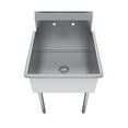 thumbnail image 2 of Elkay B1C24X24X Utility Sink, 12" Deep Bowl, No Drainboards, 27 x 27.5 x 42.75, 2 of 6