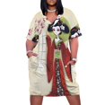 thumbnail image 1 of Sakura Girl Loose Pocket Dress Beachwear Long dress woman summer women's dress 2025, 1 of 7