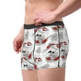 thumbnail image 3 of Kdxio Men's Boxer Briefs with Koi Fish Print - Comfortable and Breathable Underwear for Everyday Wear, 3 of 7