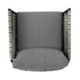 thumbnail image 7 of Otis Wicker and Aluminum Outdoor Club Chair, Black, Light Gray, Dark Gray, 7 of 7