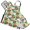 Coconut Orange Leaf, variant on Cute Mermaid Fish Seaweed 5 Pcs Kitchen Set Heat Resistant Oven Mitts and Non-Slip Pot Holders with Adjustable Cooking Apron