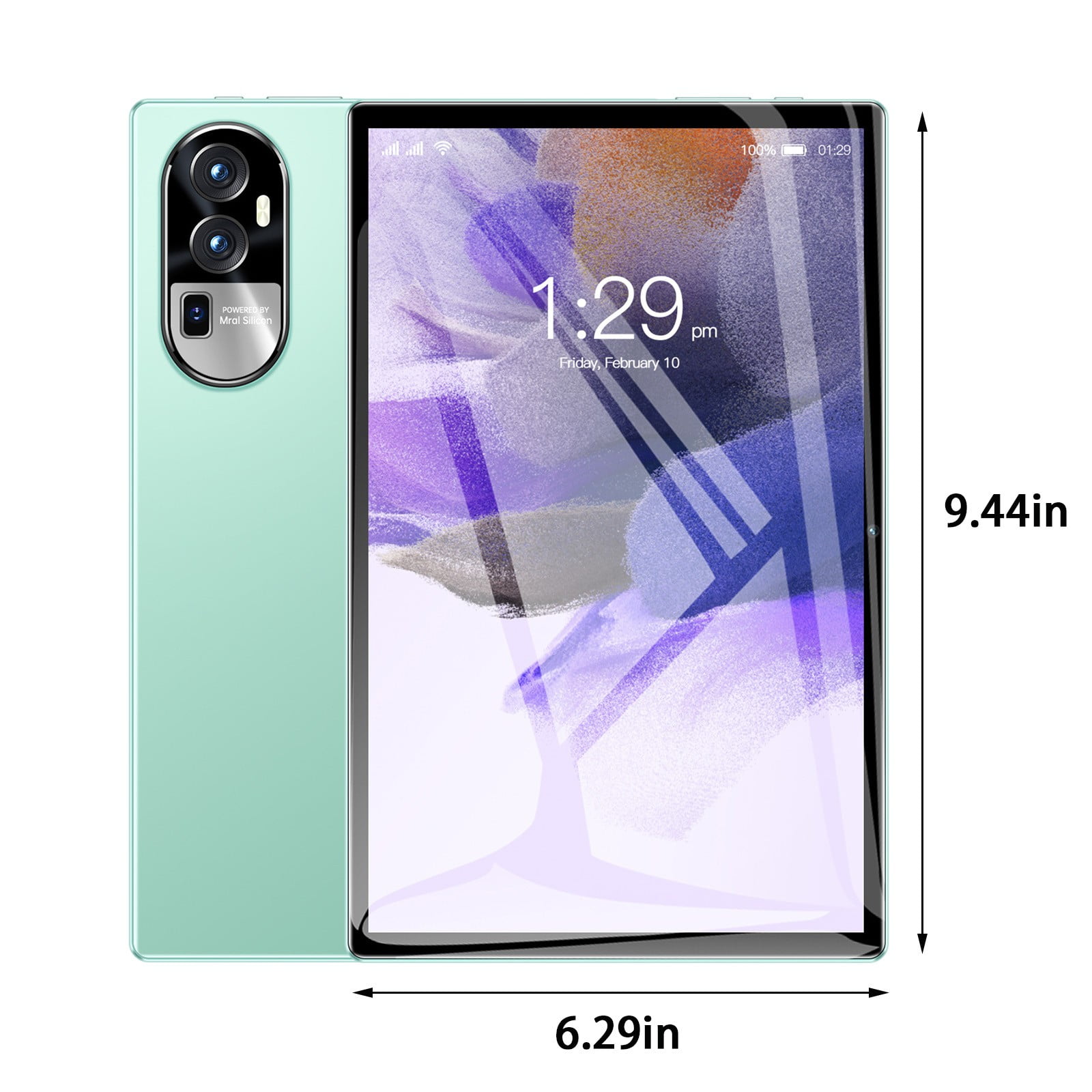 Tablets for Adults, Hwkond Android 13 Tablet 10.1″ Tablet, 2GB RAM + 32GB ROM, Resolution 1280 × 800, 5+13MP, Processor:ARM + DSP, Bluetooth, WIFI, SIM, 8000 mAh,Green