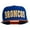 Royal Orange, variant on Broncos Embroidered Snapback Cap - Black Silver OSFM