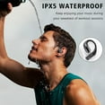 thumbnail image 6 of ZIHNIC True Wireless Open Ear Earbuds Bluetooth 5.4,OWS Headphones,Wireless Earphones,35Hours Playtime,lPX5 Waterproof,TF card,new 2024, 6 of 6