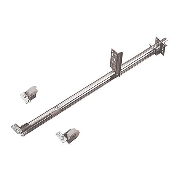 Knape & Vogt Single Track Drawer Slide 1175P ZC - Zinc Plated - 22-5/8 In, Pack of 1