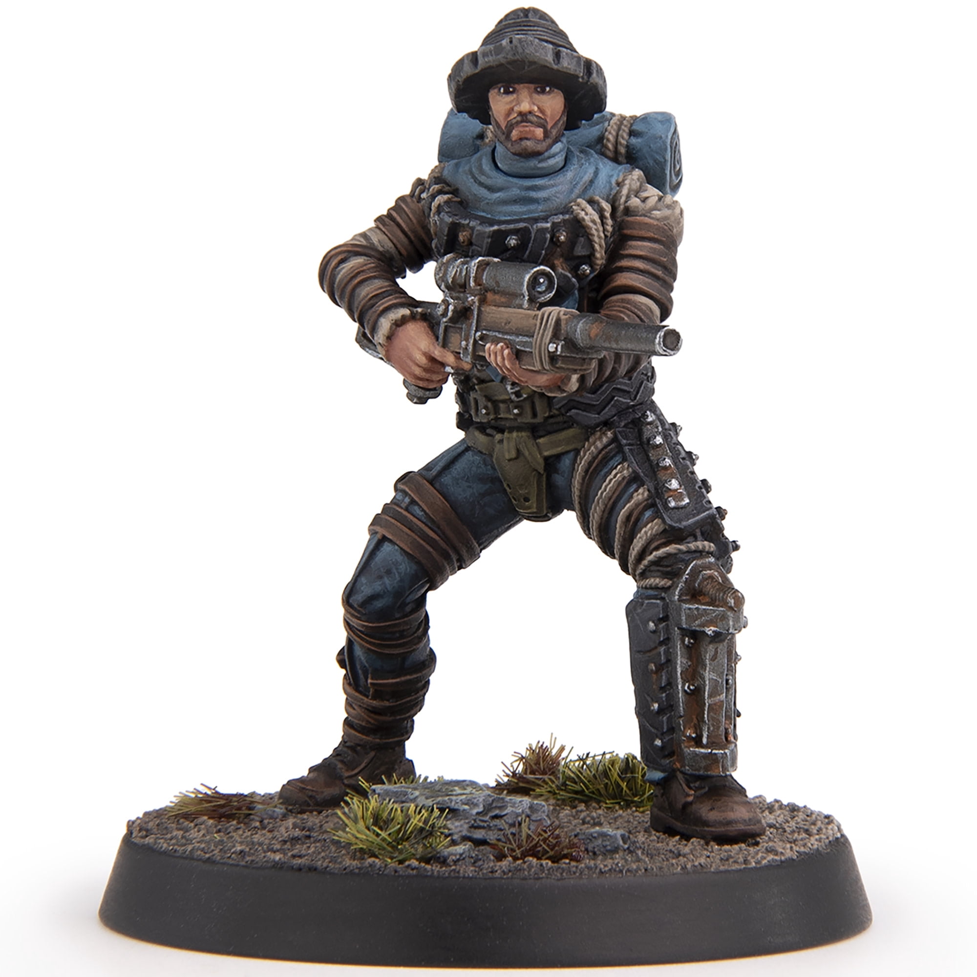 Fallout: Miniatures - Raiders: Trappers - 6 Resin Figures & Bases, Unpainted & Unassembled, Far Harbor Wave, Licensed Tabletop Skirmish Wargame