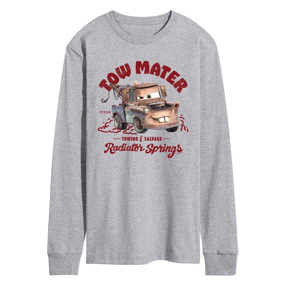 Cars - Tow Mater Towing - Men's Long Sleeve Graphic T-Shirt