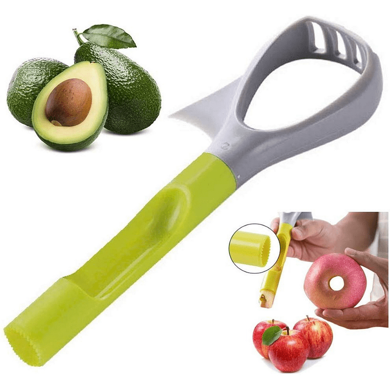 5-in-1 Avocado slicer,Multi-Function Avocado Masher,Fruit Separator with  Comfortable Handle,Fruit Corer for Apple,Pears, Bell Peppers, Honeycrisp